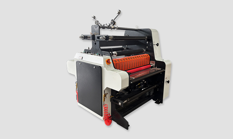 KR-800 roll-to-roll laminating and embossing machine with laser-engraved rollers
